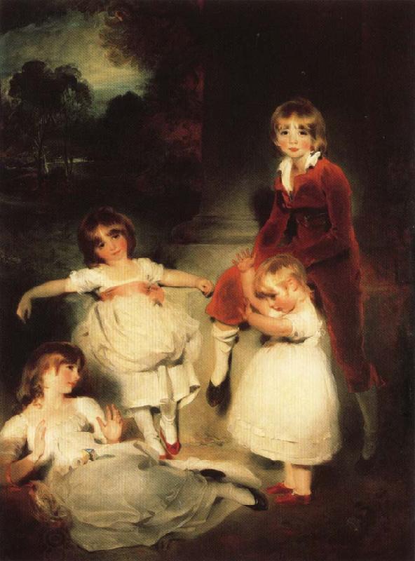 Sir Thomas Lawrence The Children of Ayscoghe Boucherett China oil painting art